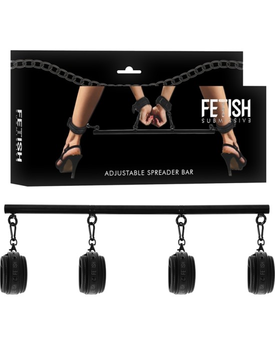 Fetish Submissive Bondage ADJUSTABLE SEPARATOR BAR 4 PIECES