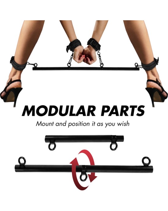 Fetish Submissive Bondage ADJUSTABLE SEPARATOR BAR 4 PIECES