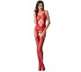 Passion Woman Bodystockings PASSION WOMAN BS057 RED BODYSTOCKING ONE SIZE