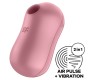 Satisfyer Air Pulse SATISFYER - COTTON CANDY AIR PULSE STIMULATOR & VIBRATOR PINK