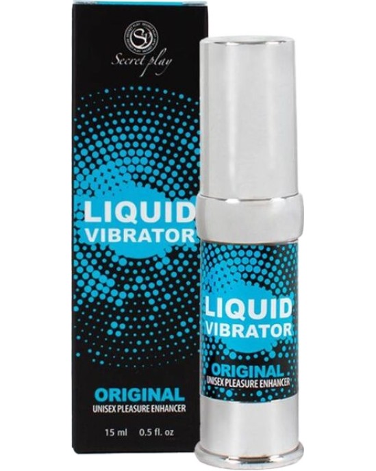 Secretplay Cosmetic SECRETPLAY - ŠĶIDRAIS VIBRATORS UNISEX STIMULATORS 15 ML