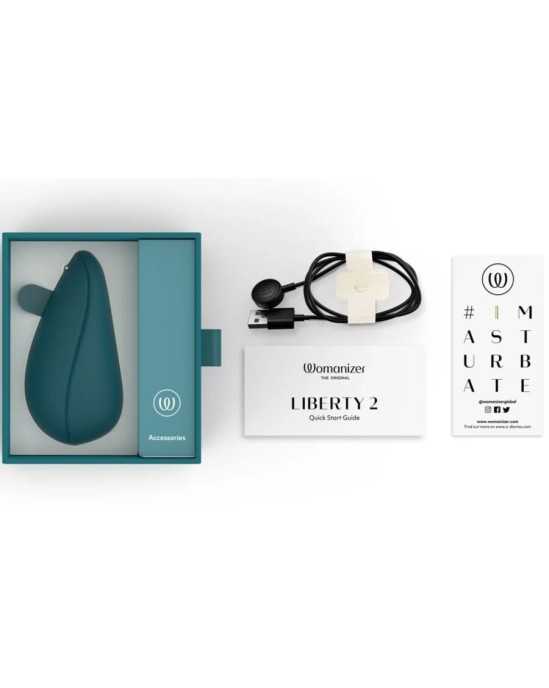 Womanizer LIBERTY 2 CLITORIS STIMULATOR & SUCKER BLUE