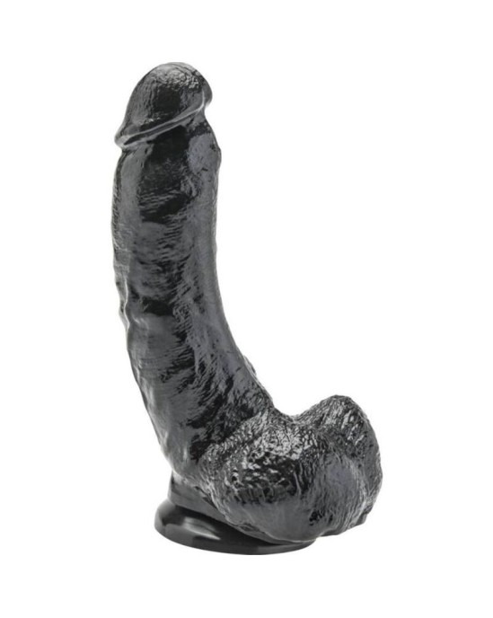 Get Real DILDO 20,5 CM AR Bumbiņām MELNS