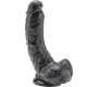 Get Real DILDO 20,5 CM AR Bumbiņām MELNS