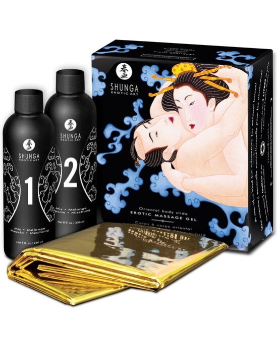 Shunga Kits ГЕЛЬ ДЛЯ ЭРОТИЧЕСКОГО МАССАЖА СЮНГА ВОСТОЧНАЯ СЛАЙД ДЛЯ ТЕЛА FRUTAS EXOTICA