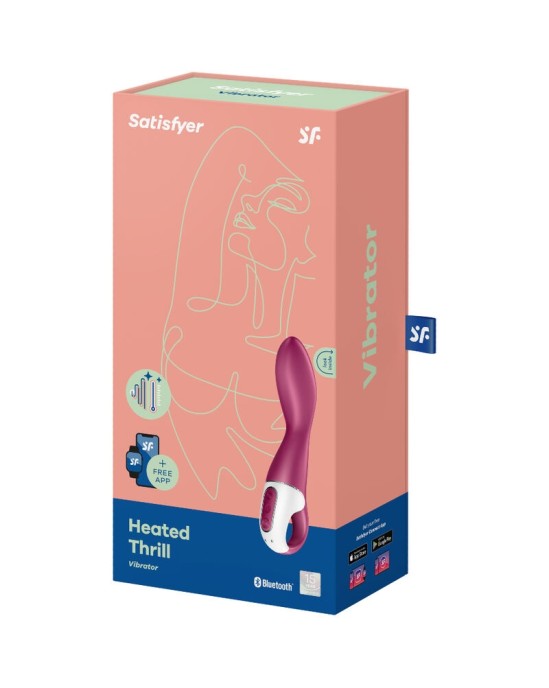 Satisfyer Vibrator APMIERINĀTĀJS — APsildāms AIZRAUŠANAS GSPOT VIBRATORS