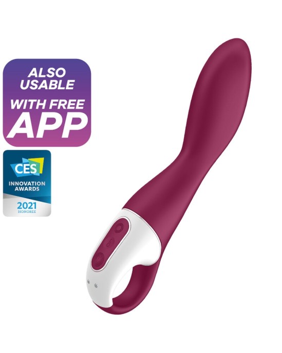 Satisfyer Vibrator APMIERINĀTĀJS — APsildāms AIZRAUŠANAS GSPOT VIBRATORS