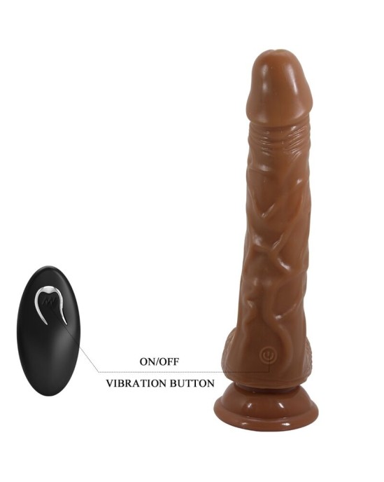 Baile Dildos DANCE - REALISTIC VIBRATOR WITH REMOTE CONTROL SUCTION CUP