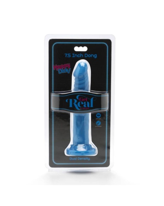 Get Real HAPPY DICKS DONG 19 CM BLUE