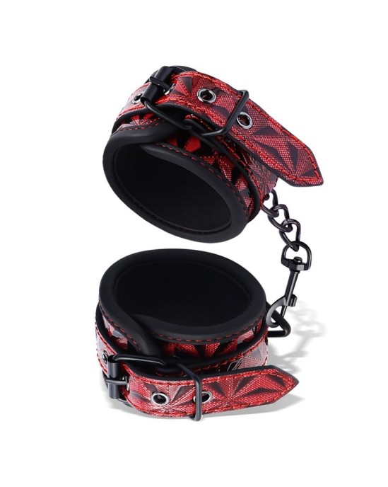 Diamond Line Регулируемые манжеты на щиколотке из веганской кожи с бриллиантами