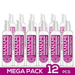 Nanami Pack de 12 Water Based Lubricant Passion Fruit 150 ml