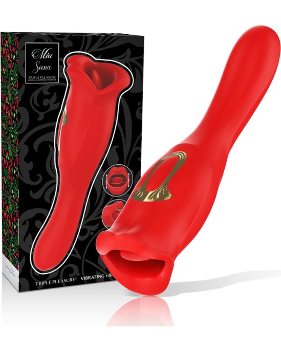 MIA SIENA TRIPLE PLEASURE VIBRATING + BITING