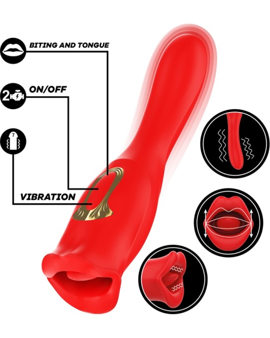 MIA SIENA TRIPLE PLEASURE VIBRATING + BITING