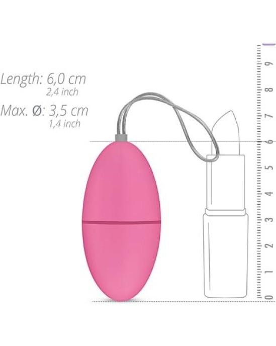 Easytoys Vibrating Egg with Remote Control Pink