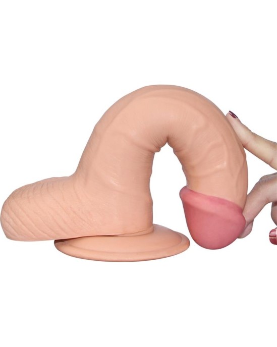 Lovetoy Dildo The Ultra Soft Dude 8.8 Flesh