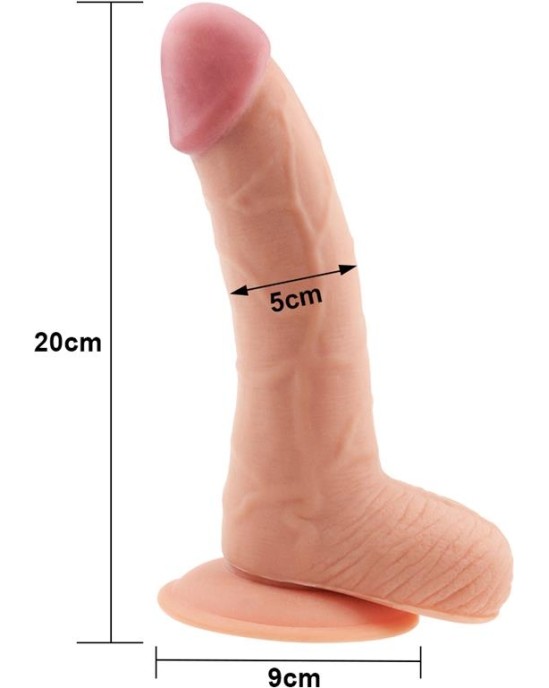 Lovetoy Dildo The Ultra Soft Dude 8.8 Flesh