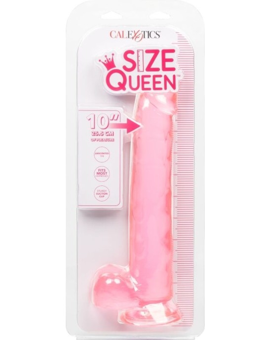 California Exotics CALEX IZMĒRS QUEEN DILDO - ROZĀ 25,5 CM