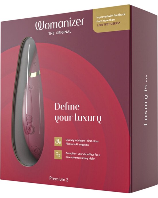 Womanizer PREMIUM 2 BORDO KLITORĀLĀS STIMULĀTORS