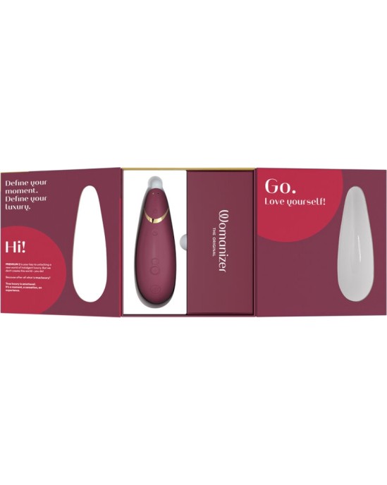 Womanizer PREMIUM 2 BORDO KLITORĀLĀS STIMULĀTORS