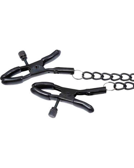 Diamond Line llar ar nipple Clamps Diamond Vegan Leather