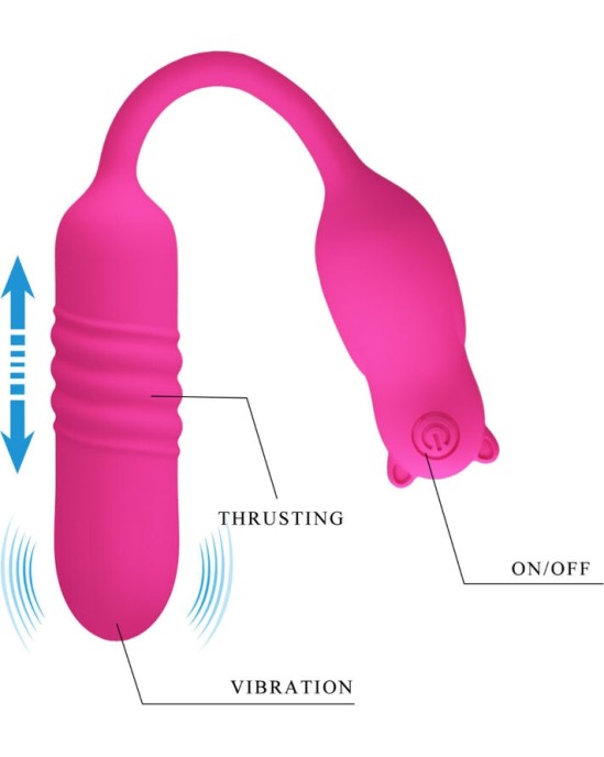 Pretty Love Flirtation PRETTY LOVE - PINK SILICONE VIBRATING BULLET