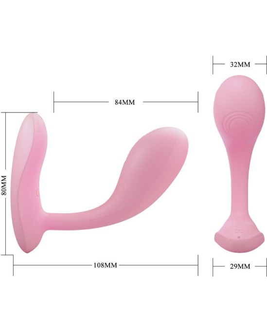 Pretty Love Flirtation PRETTY LOVE - BAIRD G-SPOT 12 VIBRATIONS RECHARGEABLE PINK APP