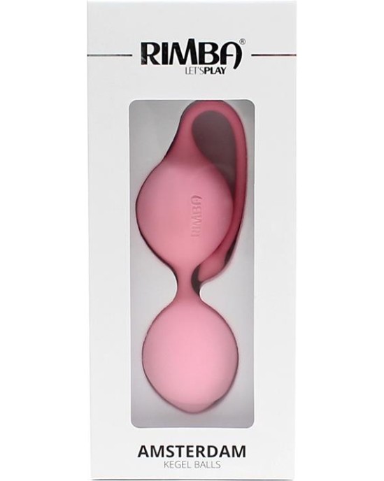 Rimba Toys Kegel bumbiņas 35 mm Amsterdam gaiši rozā