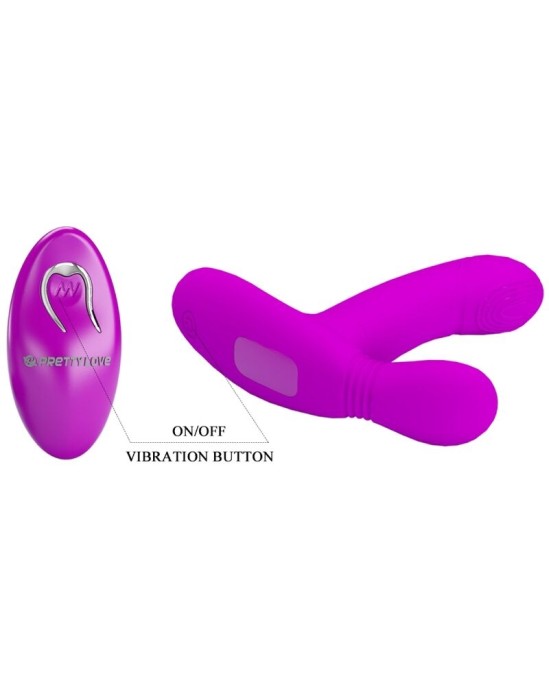 Pretty Love Flirtation PRETTY LOVE - GERI CLITORIS MASSAGER PINK REMOTE CONTROL