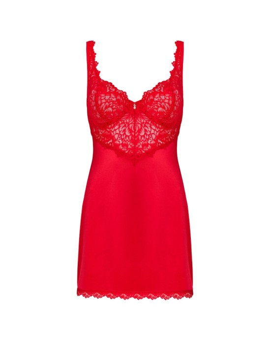 Obsessive Chemise OBSESSIVE - AMOR CHERRIS CHEMISE & THONG L/XL