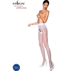 Passion Woman Garter & Stock PASSION — TIOPEN 006 STOCKING WHITE 1/2 (30 DEN)