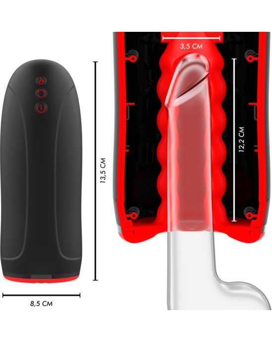 Jamyjob SWING-R HEATING EFFECT, SWING TECH AND VIBRATION MASTURBATOR