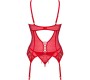 Obsessive Corsets OBSESSIVE - INGRIDIA CORSET & THONG RED XS/S