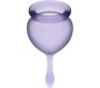 Satisfyer Menstrual Cups SATISFYER - FEEL GOOD MENSTRUAL CUP PURPLE 15 + 20 ML