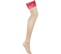 Obsessive Garter & Stockings OBSESSIVE - LACELOVE ZEKAS RED XS/S