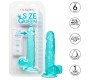 California Exotics CALEX SIZE QUEEN DILDO - BLUE 15.3 CM