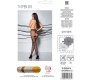 Passion Woman Garter & Stock PASSION - ЧУЛКИ TIOPEN 019 ЧЕРНЫЕ/КРАСНЫЕ 3/4 (20 DEN)