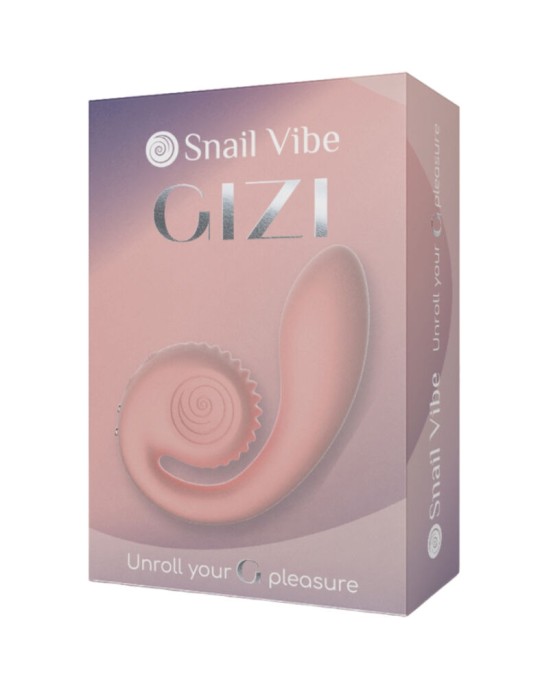 Snail Vibe GIZI ДВОЙНОЙ СТИМУЛЯТОР РОЗОВЫЙ