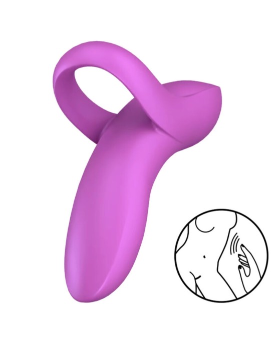 Satisfyer Vibrator SATISFYER - ВИБРАТОР ДЛЯ ПАЛЬЦЕВ BOLD LOVER, РОЗОВЫЙ