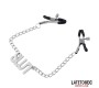 Latetobed Bdsm Line Nipple clamps with Chain - Slut