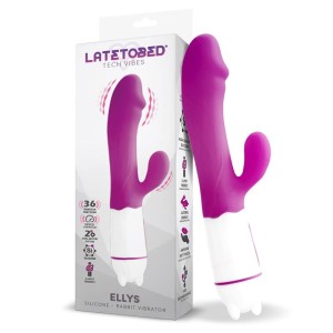 Latetobed Ellys USB Vibration 36 Funkcijas Silikona violets