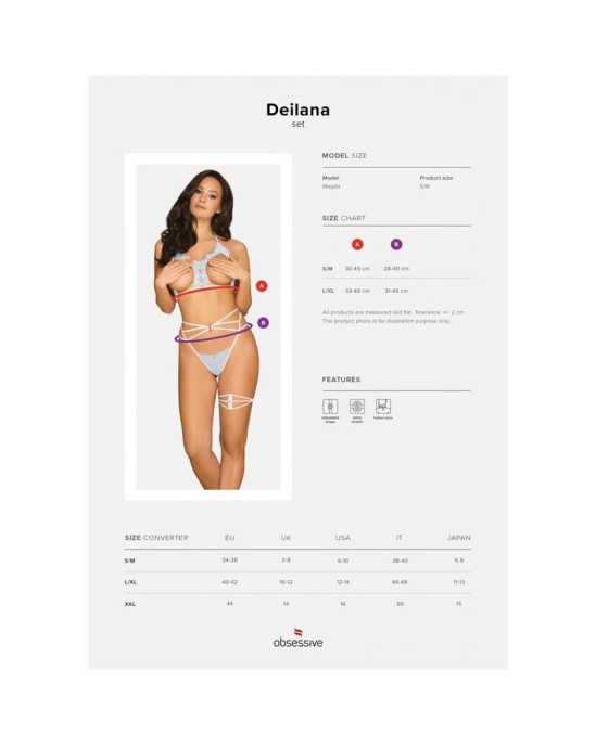 Obsessive Deilana Open Bra Set