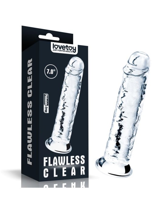 Lovetoy Dildo Flawless Clear 7 Clear