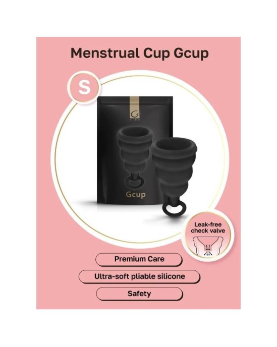 Gvibe Menstruālā kauss Gcup Mystic Noir S izmērs