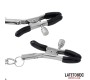 Latetobed Bdsm Line Nipple clamps with Chain - Slut