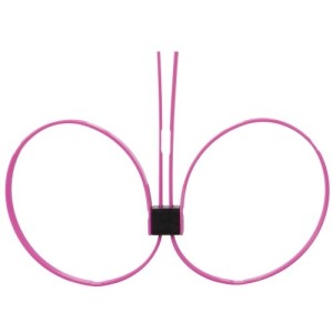 Ouch! DISPOSABLE ZIP TIE CUFFS EXTENDED PINK