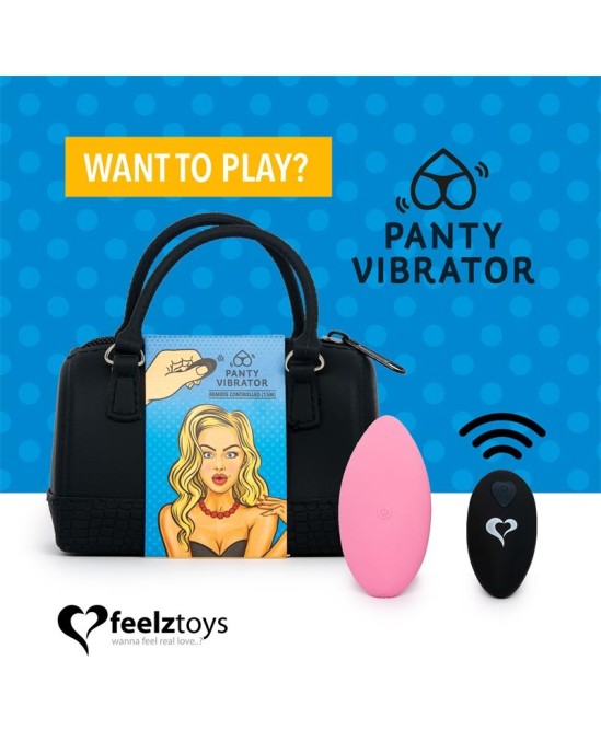 Feelztoys Biksīšu Vibe tālvadības vibrators rozā krāsā