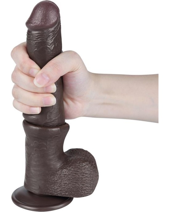 Lovetoy Bīdāmā āda divslāņu dildo 9