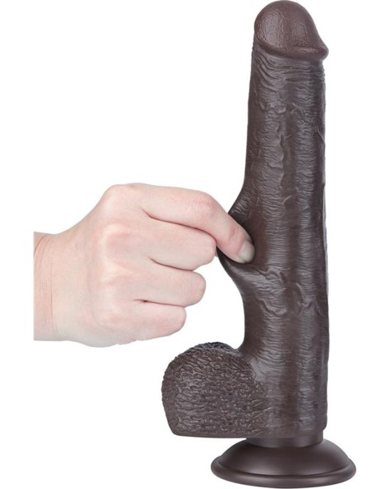 Lovetoy Bīdāmā āda divslāņu dildo 9