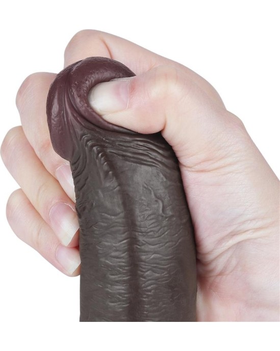 Lovetoy Bīdāmā āda divslāņu dildo 9