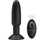 Prettylove Remote-Controlled Anal Plug with Vibration and Rotation - USB